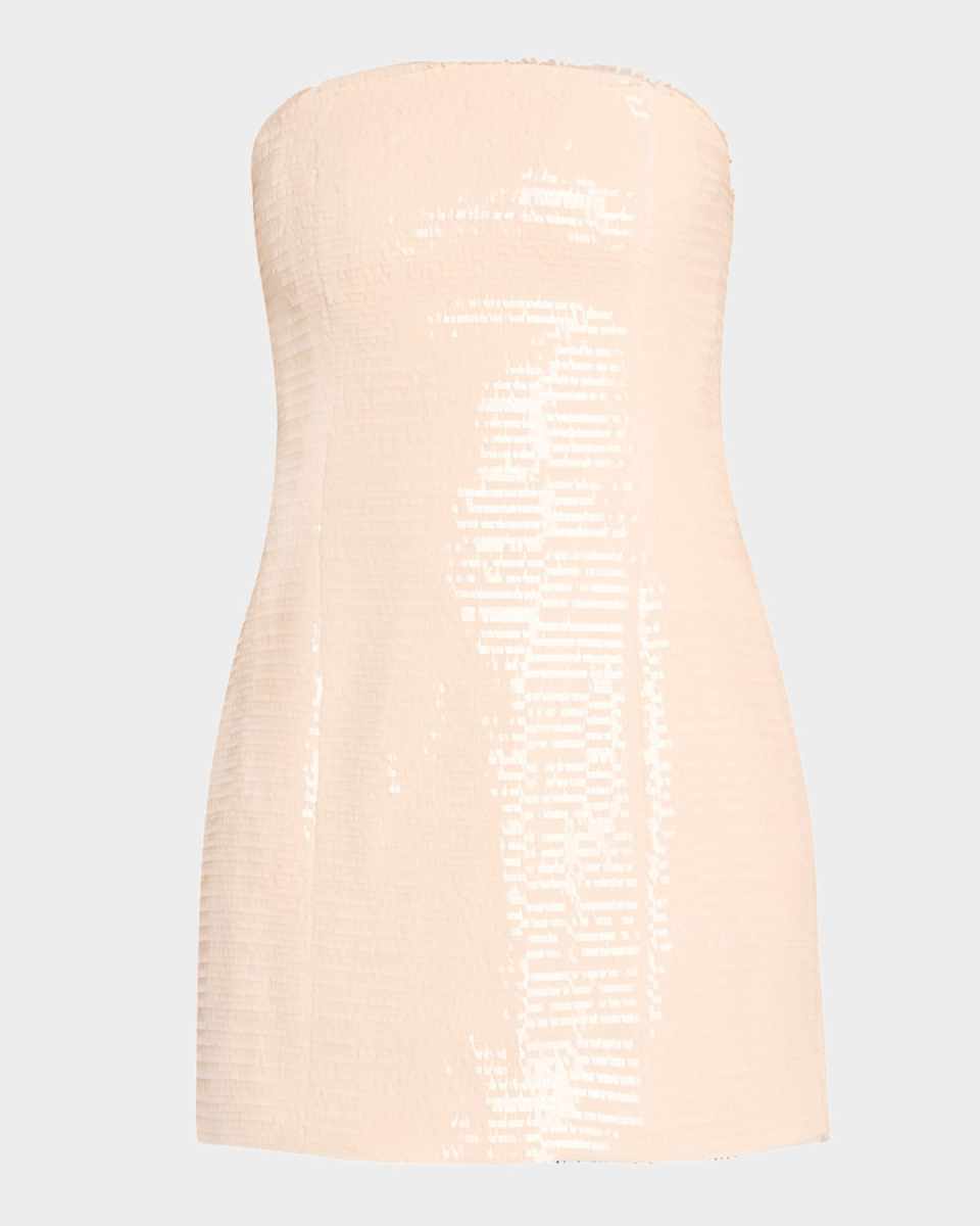 Elsie Strapless Sequin Mini Dress